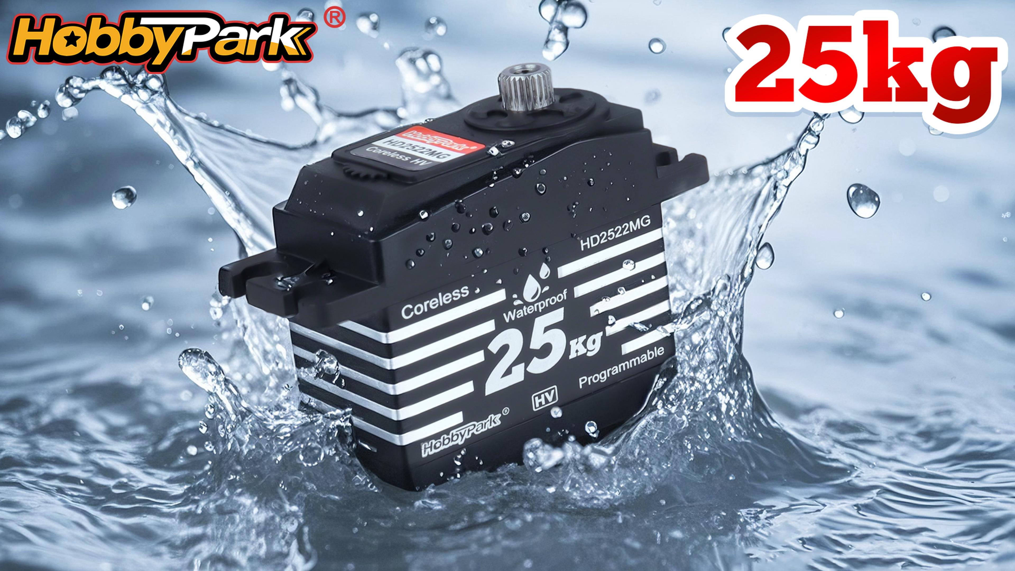 Amazon.com: HobbyPark Waterproof RC Servo 25KG High Torque Metal